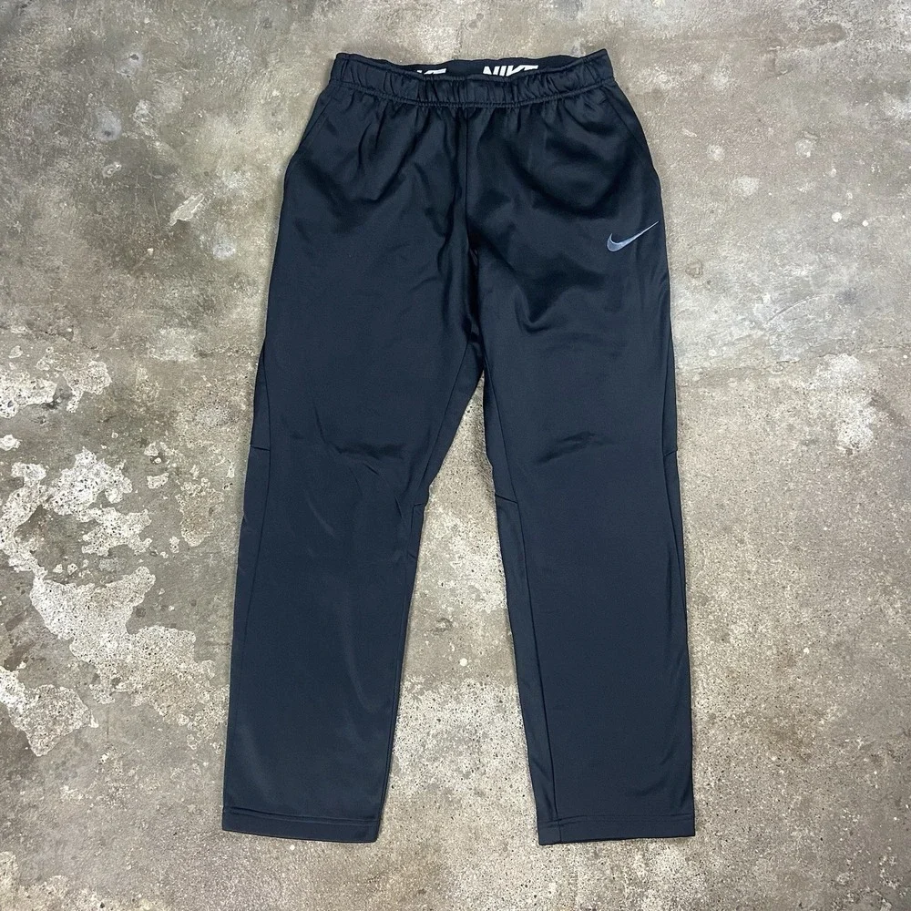 Nike DRI-Fit Fleece Lined Joggers Size Medium Black Training Pants 800191-010‎